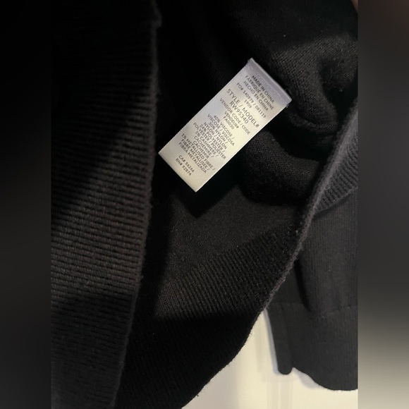 SPLENDID VISCOSE/CASHMERE PULLOVER SWEATER STRIPED COLLAR SZ Large - Picture 4 of 5